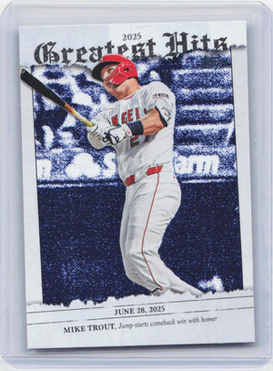 2026 Topps #GH-14 Mike Trout 2025 Greatest Hits