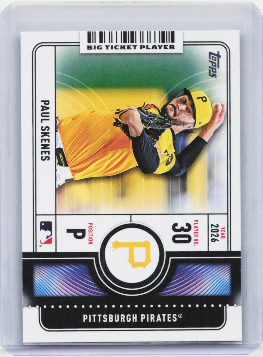 2026 Topps #BTP-14 Paul Skenes Big Ticket Players