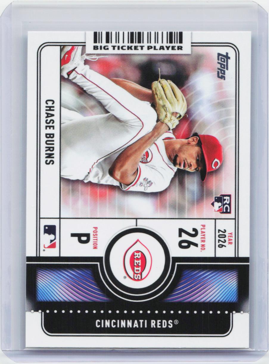 2026 Topps #BTP-24 Chase Burns Big Ticket Players