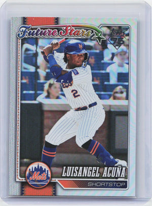 2026 Topps #275 Luisangel Acuña Rainbow Foil
