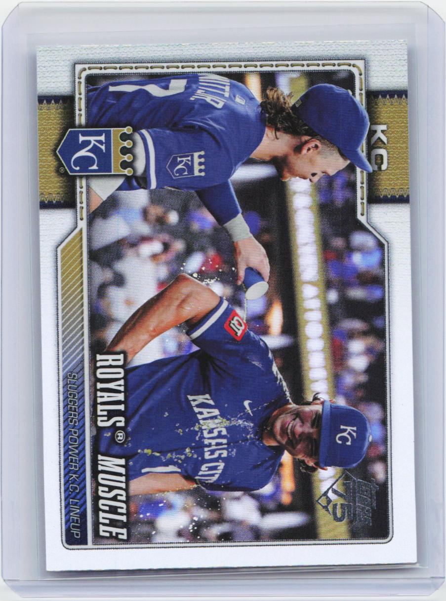 2026 Topps #236 Royals Muscle Rainbow Foil