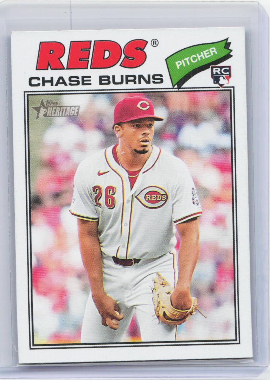2026 Topps Heritage #212 Chase Burns