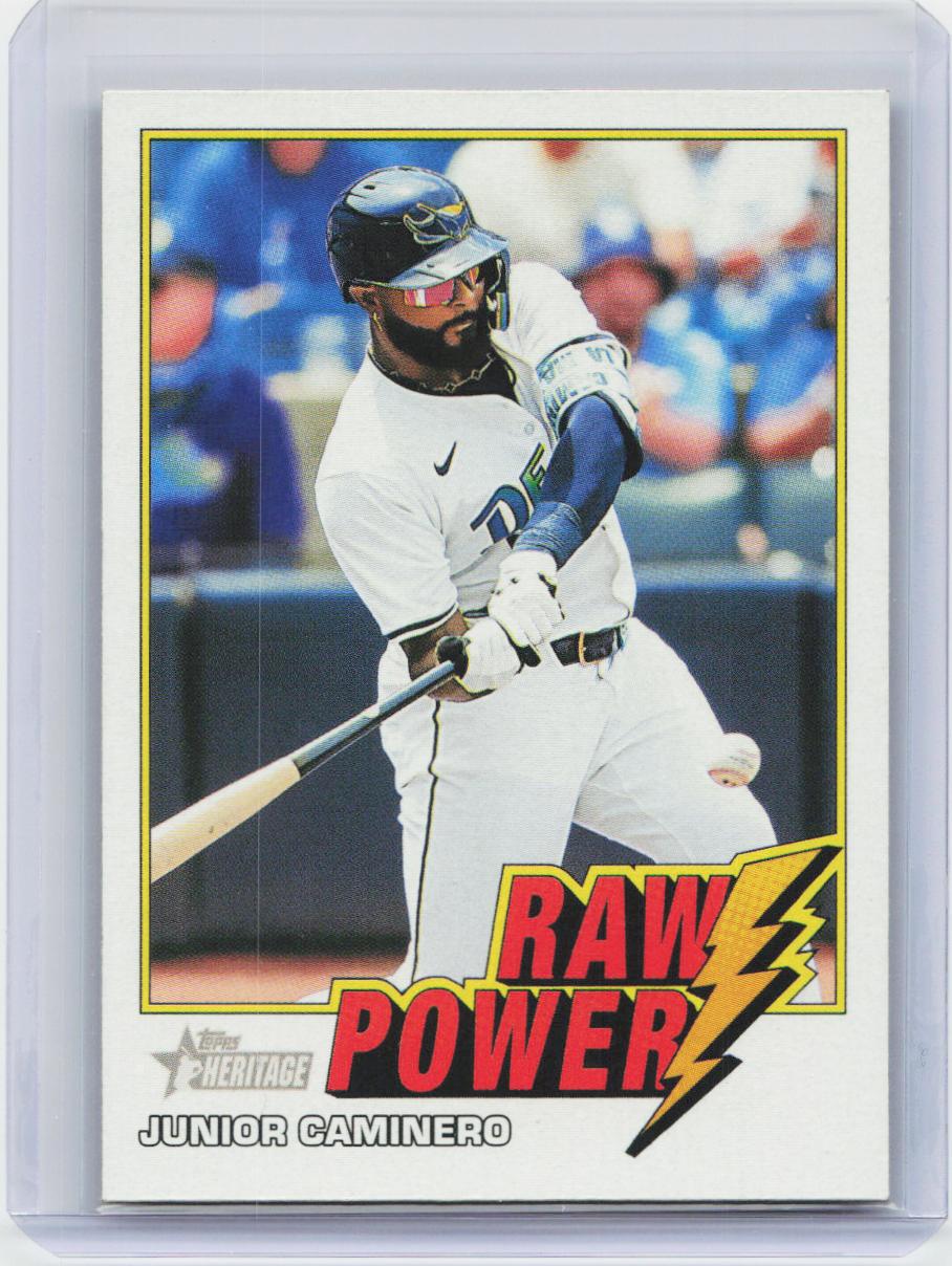 2026 Topps Heritage #RP-JCA Junior Caminero Raw Power