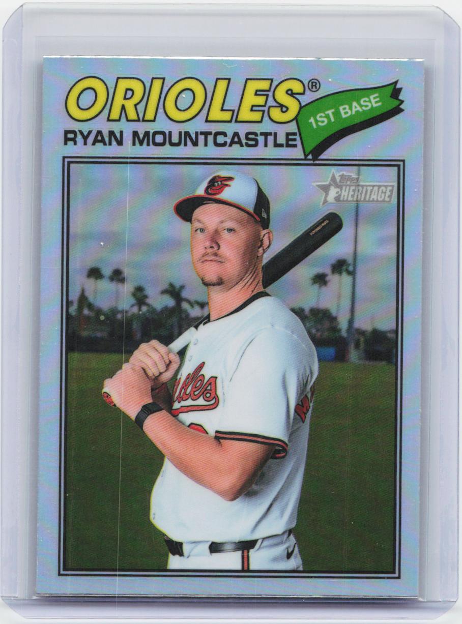 2026 Topps Heritage #131 Ryan Mountcastle Chrome Refractors
