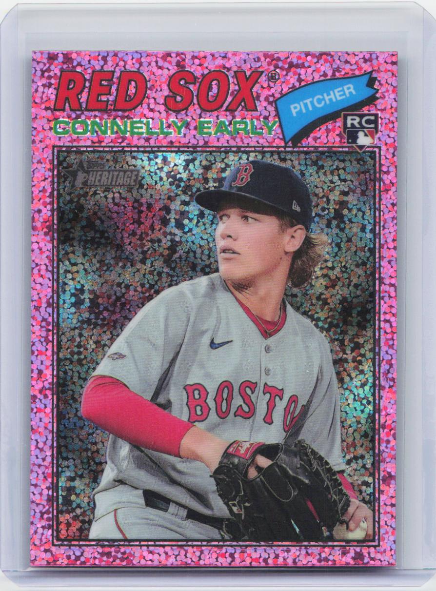 2026 Topps Heritage #228 Connelly Early Chrome Pink Sparkle Refractors