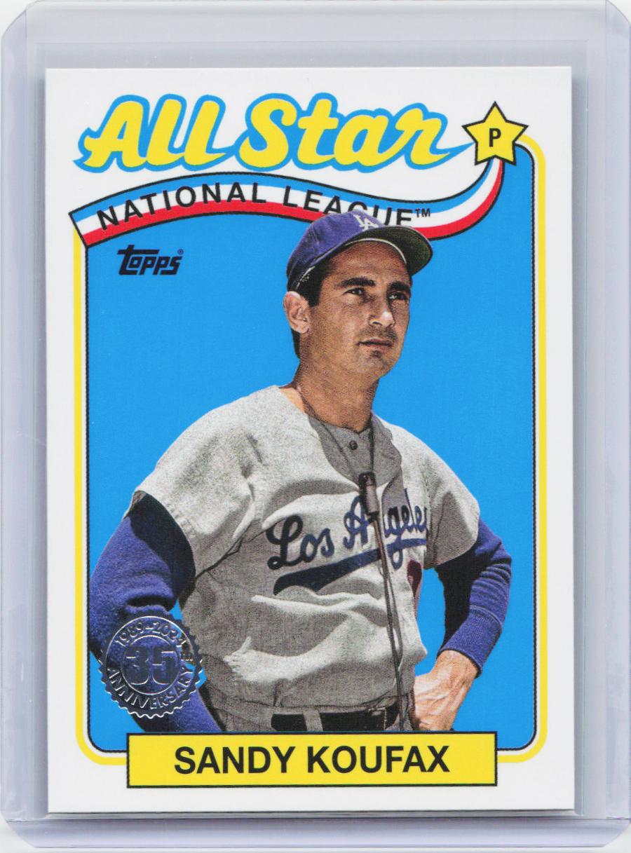 2024 Topps #89ASB-14 Sandy Koufax 1989 Topps Baseball 35th Anniversary All-Stars