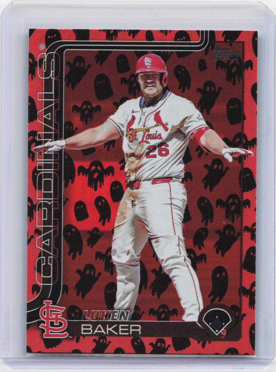 2025 Topps Update #US153 Luken Baker Holiday Ghosts