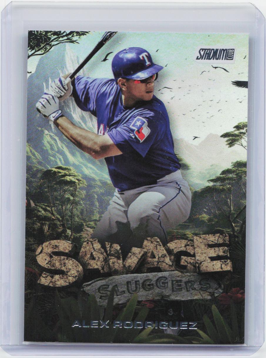 2025 Stadium Club #SS-9 Alex Rodriguez Savage Sluggers