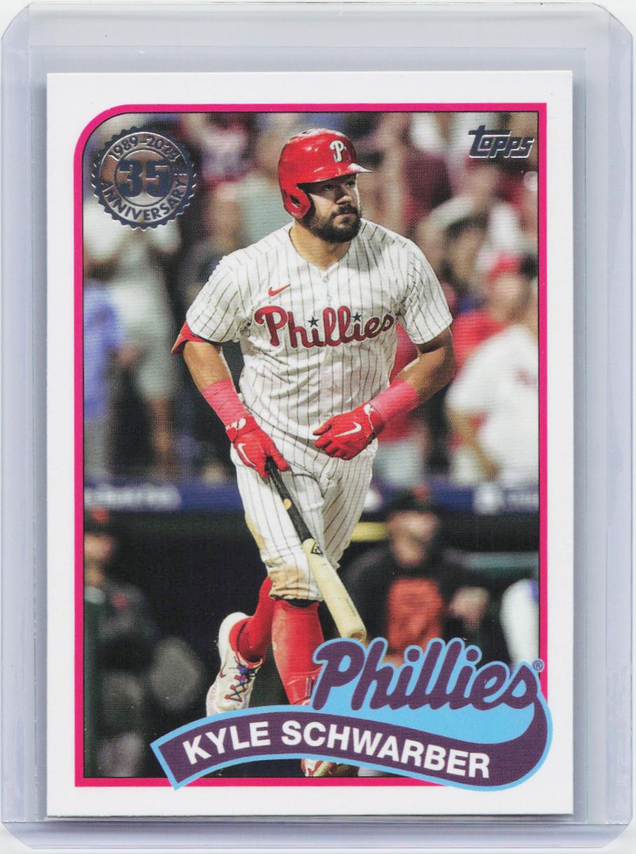 2024 Topps #89B2-42 Kyle Schwarber 1989 Topps Baseball 35th Anniversary