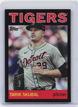 2025 Topps Archives #1 Tarik Skubal Black Foilboard