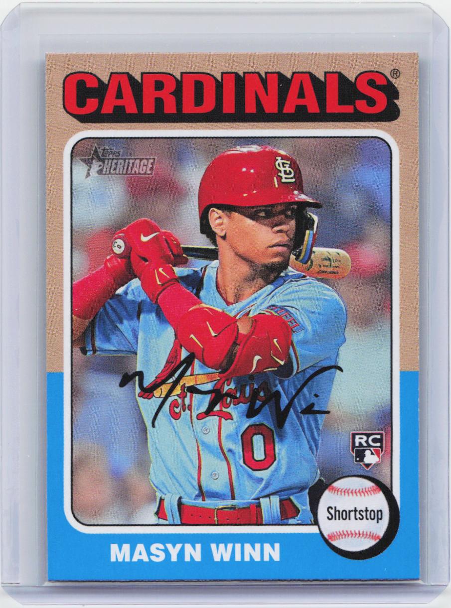 2024 Topps Heritage #284 Masyn Winn
