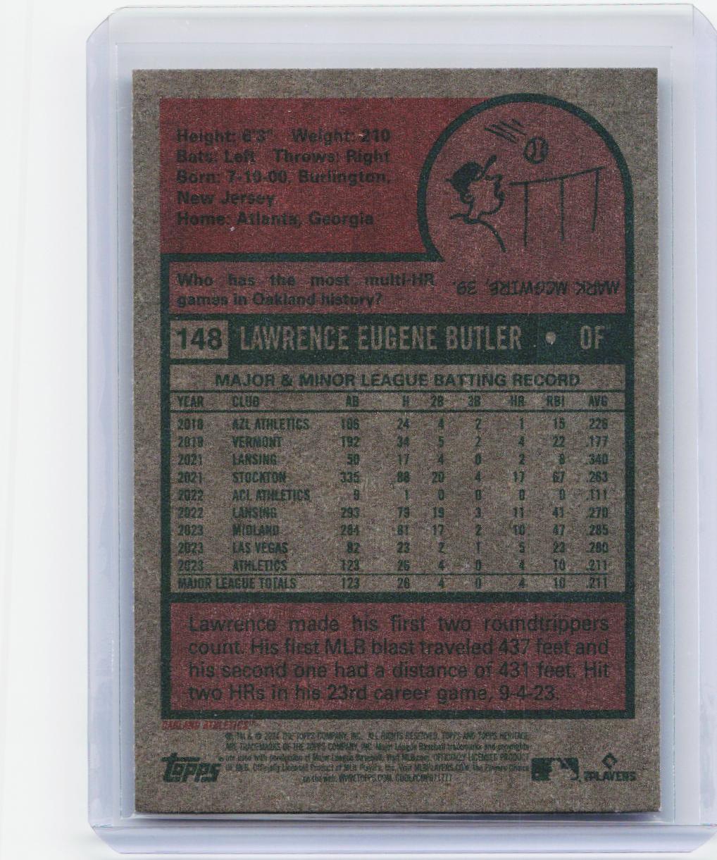 2024 Topps Heritage #148 Lawrence Butler
