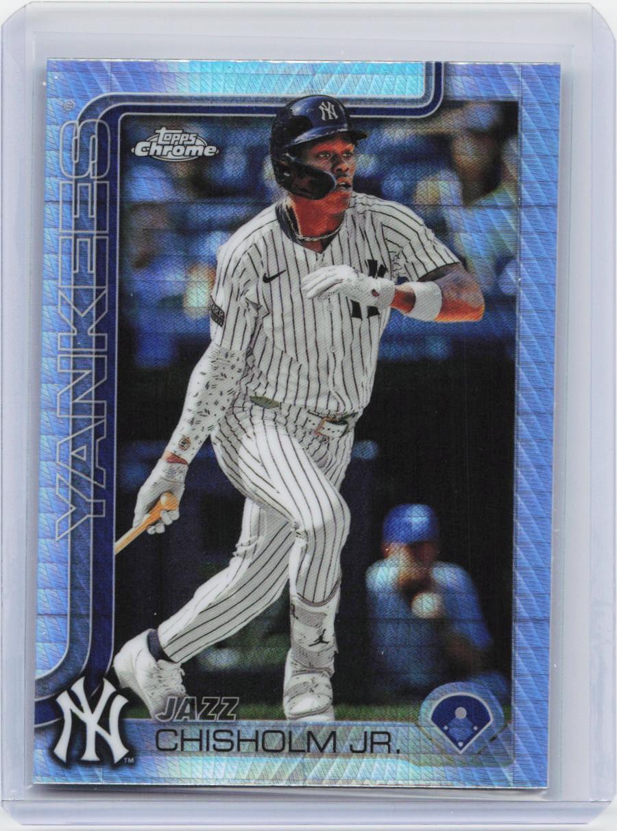 2025 Topps Chrome #283 Jazz Chisholm Jr. Prism Refractors