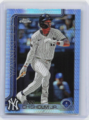 2025 Topps Chrome #283 Jazz Chisholm Jr. Prism Refractors