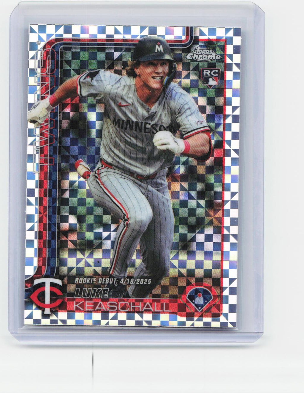 2025 Topps Update #US342 Luke Keaschall Silver Foilboard