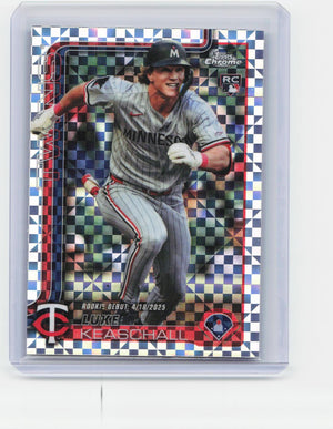 2025 Topps Update #US342 Luke Keaschall Silver Foilboard