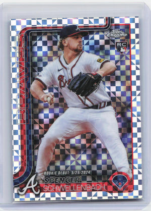 2025 Topps Chrome Update #USC132 Spencer Schwellenbach X-Fractors