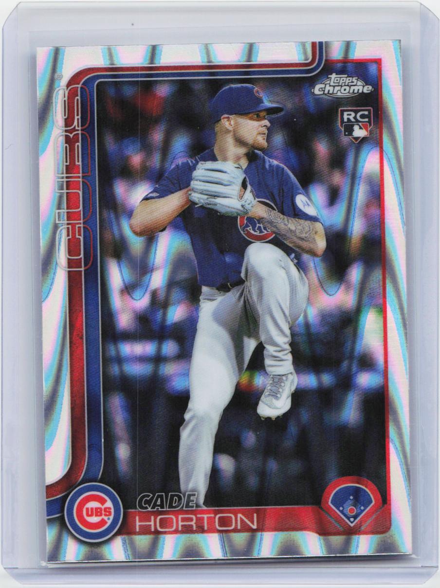 2025 Topps Chrome Update #USC63 Cade Horton RayWave Refractor