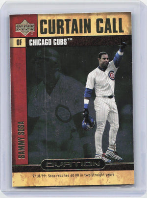 2000 Upper Deck Ovation #CC3 Sammy Sosa Curtain Calls