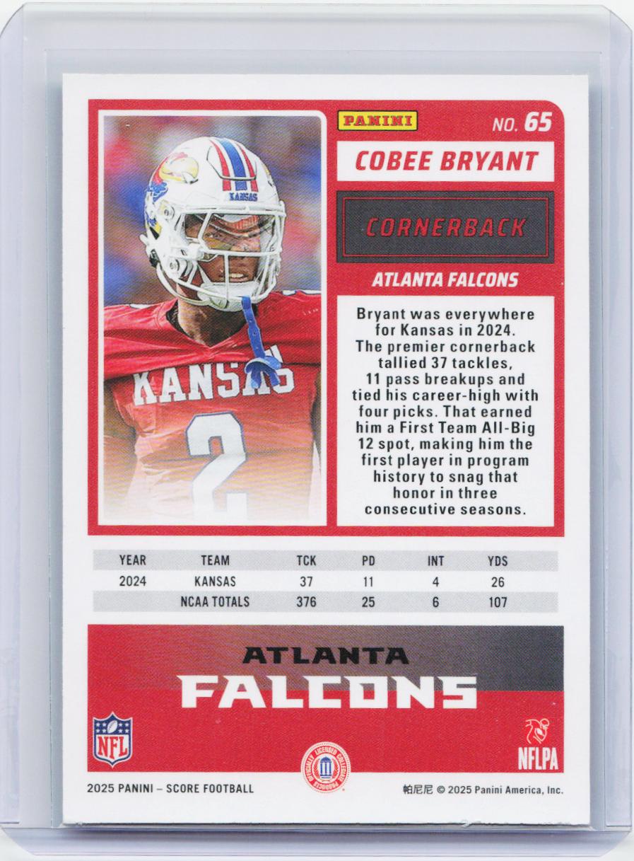 2025 Score #65 Cobee Bryant Circular #/299