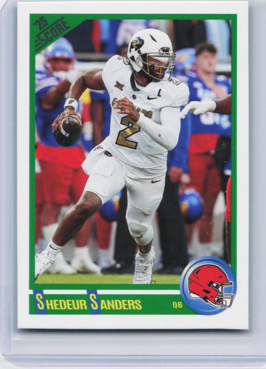 2025 Score #2 Shedeur Sanders Anniversary Rookies