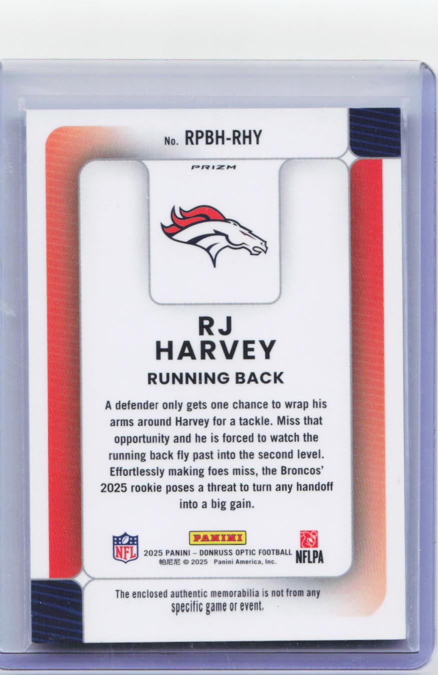 2025 Donruss Optic #RPBH-PBT Pat Bryant Rookie Phenoms Blue Hyper