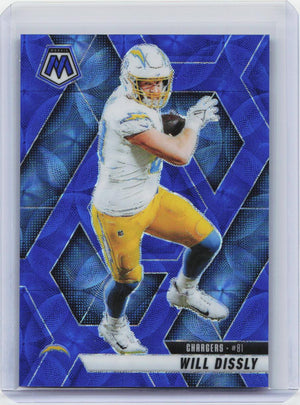 2025 Panini Mosaic #114 Will Dissly Blue Scope