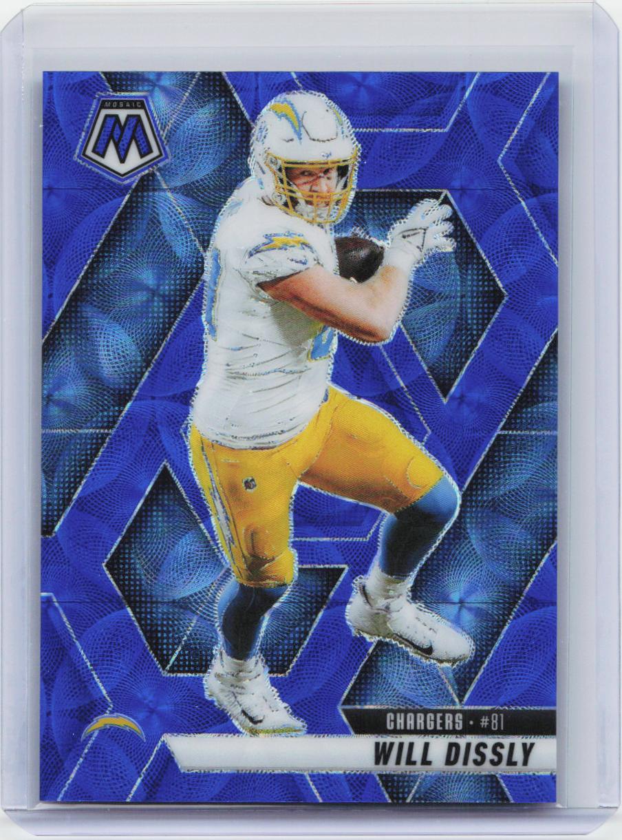 2025 Panini Mosaic #114 Will Dissly Blue Scope