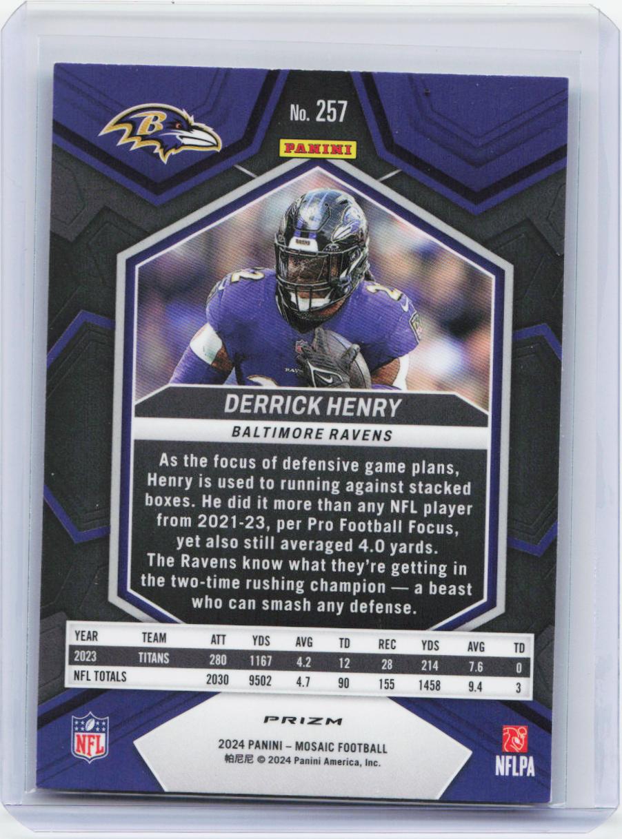 2024 Panini Mosaic #257 Derrick Henry Mosaic