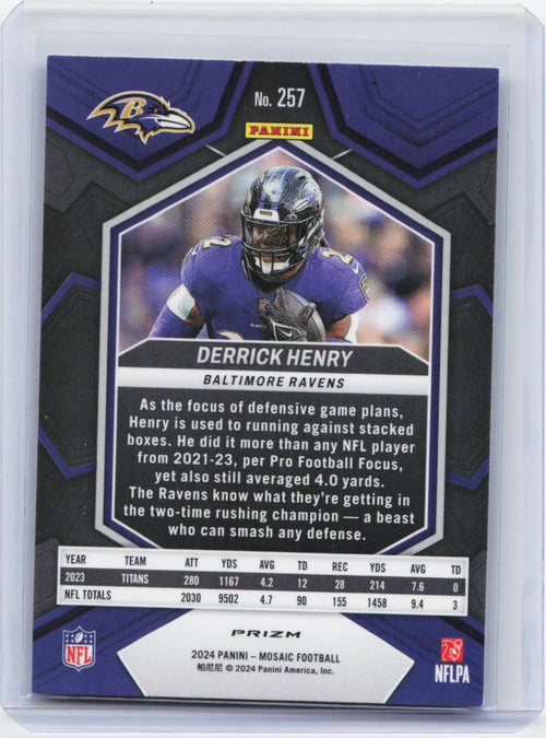 2024 Panini Mosaic #257 Derrick Henry Mosaic