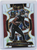 2025 Panini Select #22 Marvin Harrison Jr. Silver Prizm