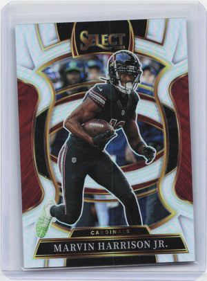 2025 Panini Select #22 Marvin Harrison Jr. Silver Prizm
