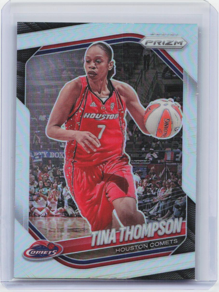 2025 Panini Prizm WNBA #115 Tina Thompson Silver Prizms