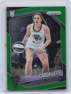 2025 Panini Prizm WNBA #6 Carla Leite Green Prizms