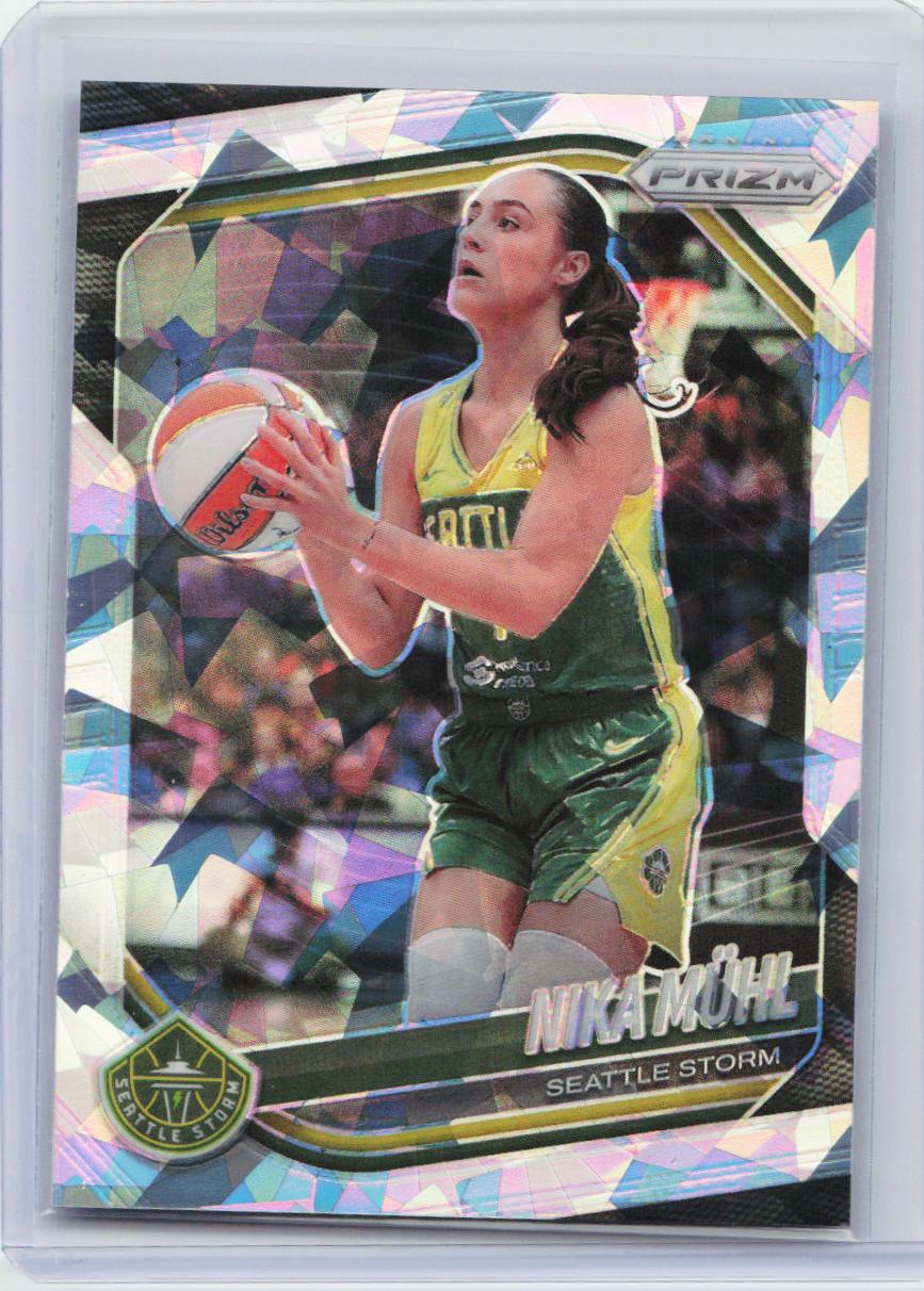 2025 Panini Prizm WNBA #127 Nika Muhl Ice Prizms
