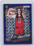2025 Panini Prizm WNBA #148 Sonia Citron Blue Velocity Prizms