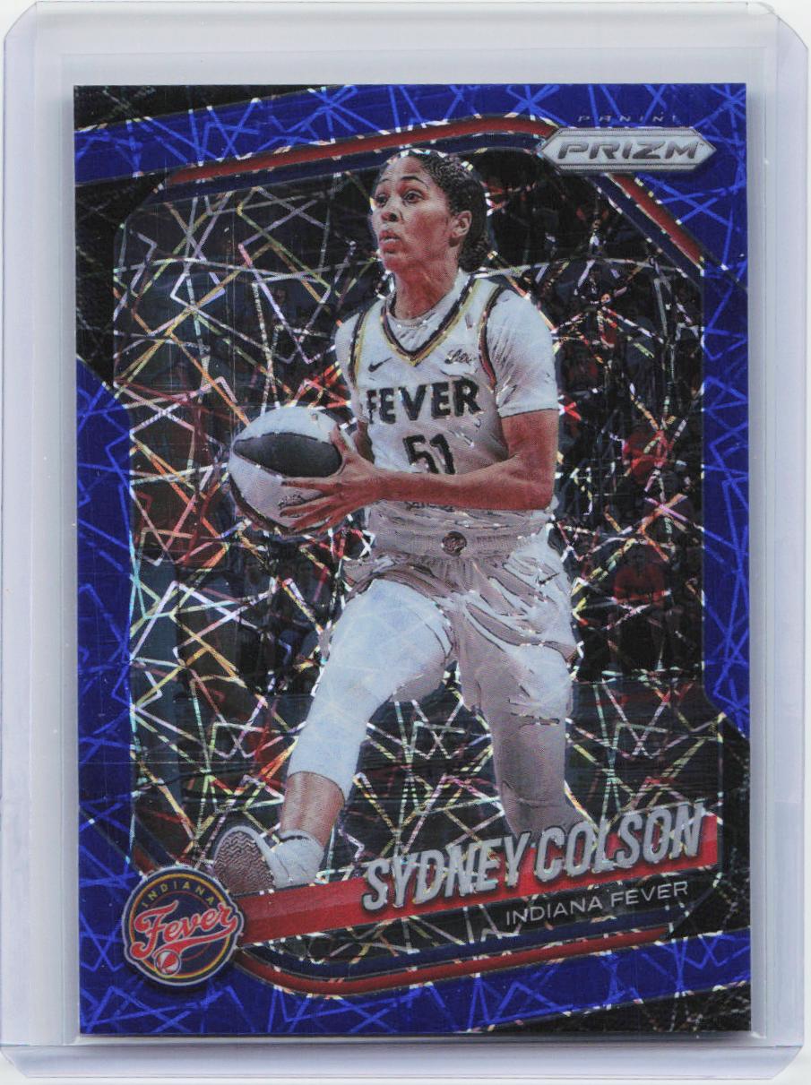 2025 Panini Prizm WNBA #1 Sydney Colson Blue Velocity Prizms