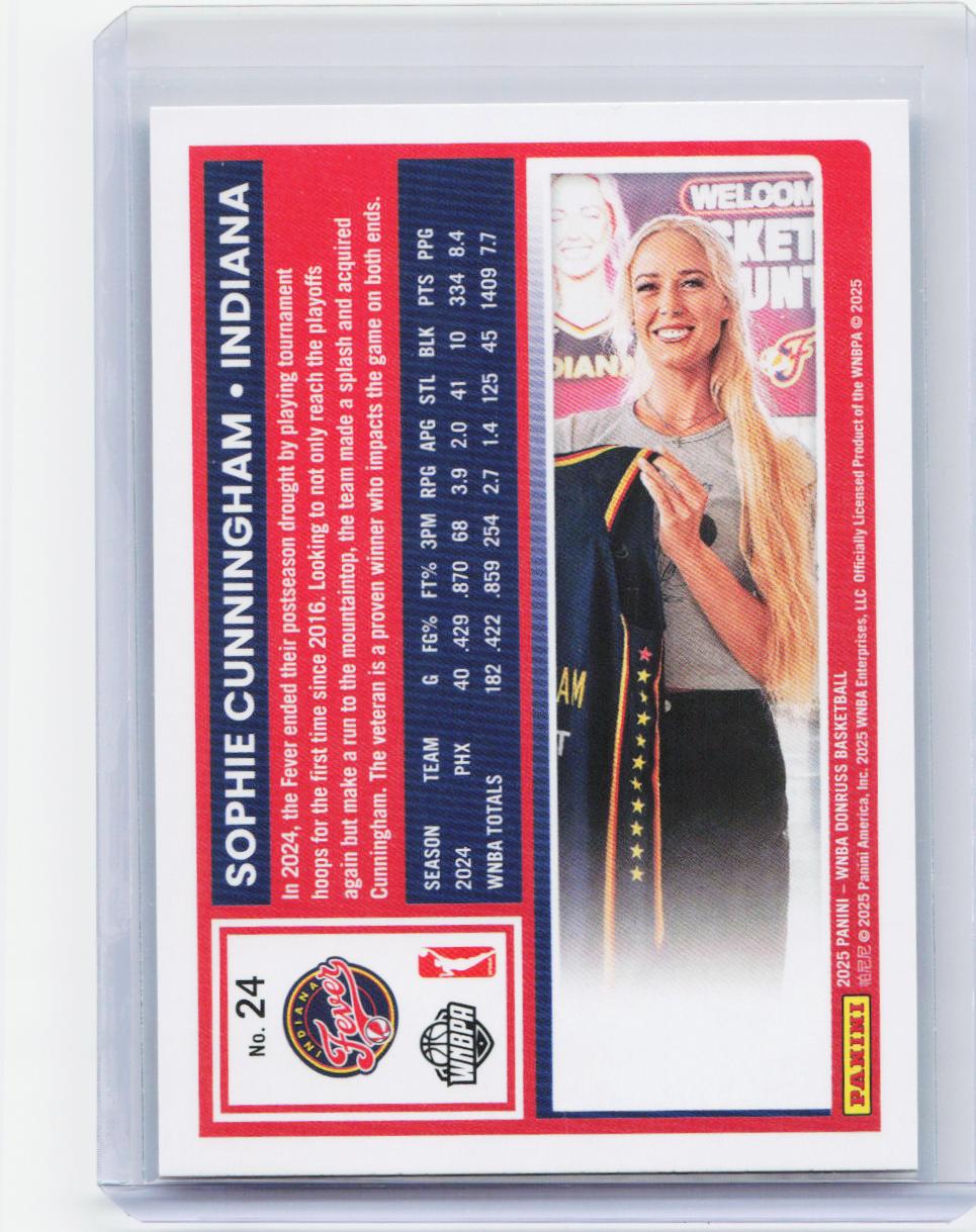 2025 Donruss WNBA #24 Sophie Cunningham