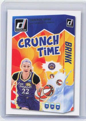 2025 Donruss WNBA #17 Cameron Brink Crunch Time