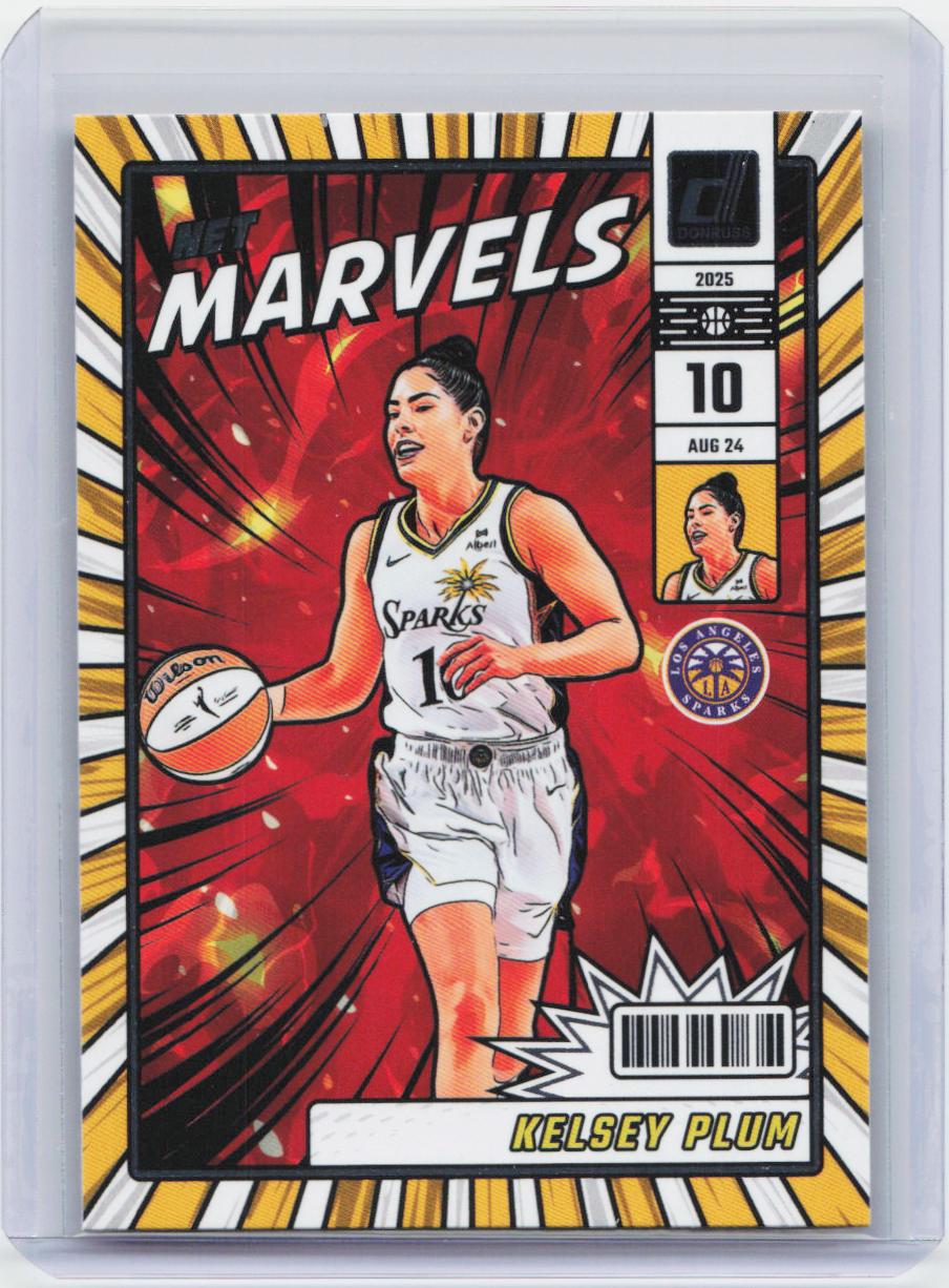 2025 Donruss WNBA #3 Kelsey Plum Net Marvels