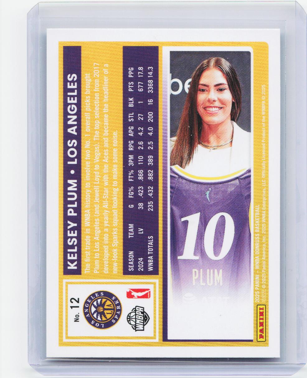 2025 Donruss WNBA #12 Kelsey Plum