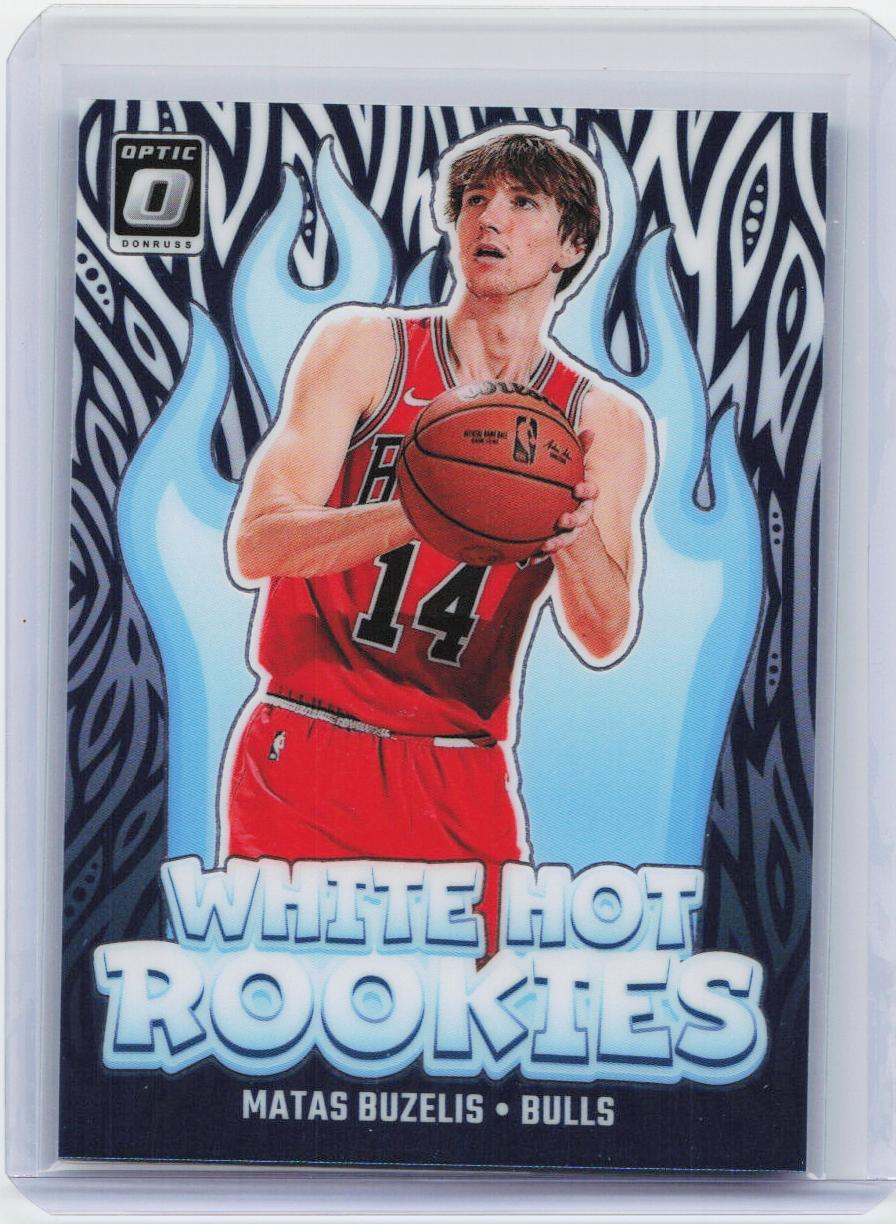 2024-25 Donruss Optic #10 Matas Buzelis White Hot Rookies