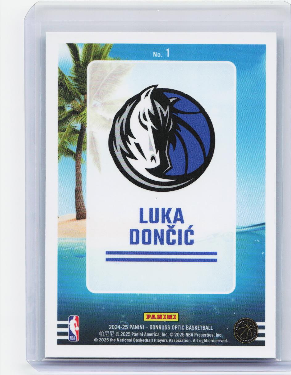 2024-25 Donruss Optic #1 Luka Doncic Splash!