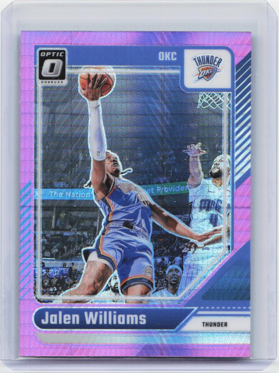 2024-25 Donruss Optic #225 Jalen Williams Hyper Pink