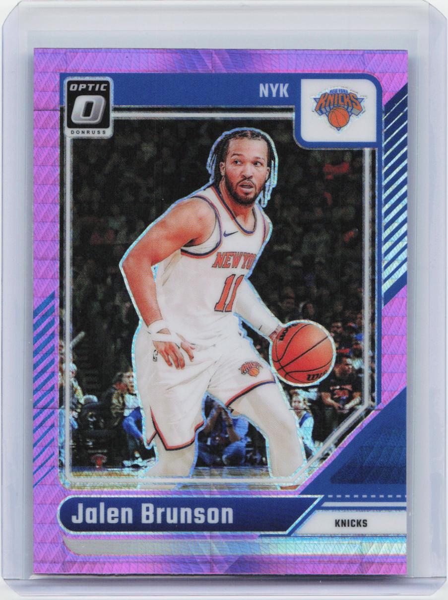 2024-25 Donruss Optic #78 Jalen Brunson Hyper Pink