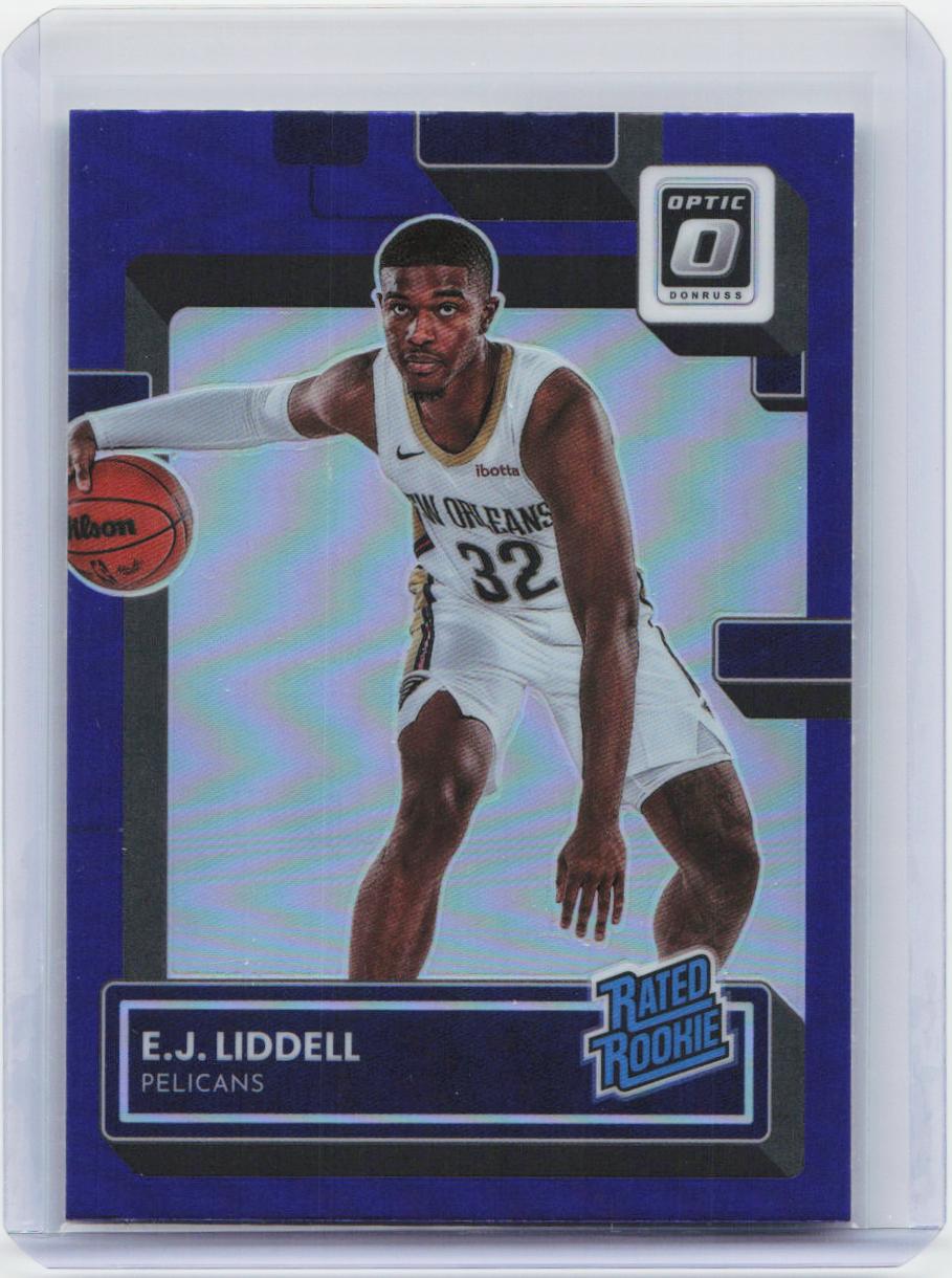 2022-23 Donruss Optic #207 E.J. Liddell Purple