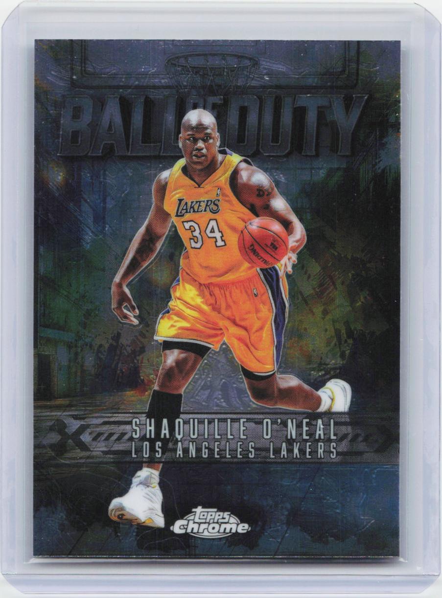 2025-26 Topps Chrome #BD-18 Shaquille O'Neal Ball of Duty