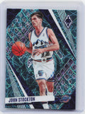 2023-24 Panini Phoenix #10 John Stockton Phoenix Teal Lazer