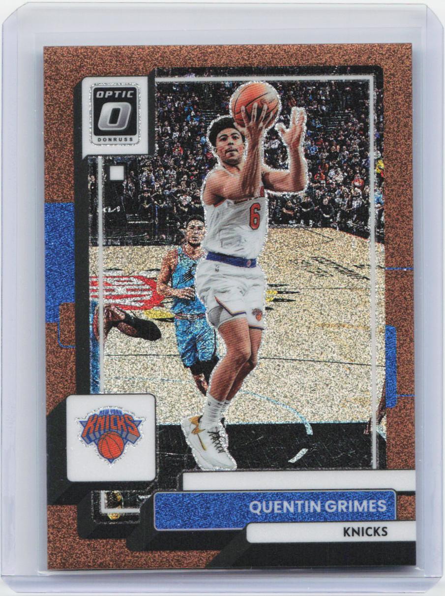 2022-23 Donruss Optic #2 Quentin Grimes Copper Glitter #/99