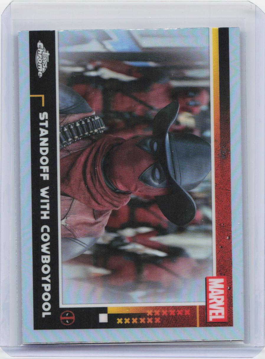 2025 Topps Chrome Marvel Deadpool #93 Standoff with Cowboypool